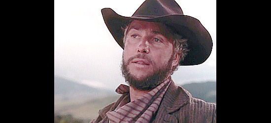 William Peterson as Gideon Walker, the former Ranger who gives up the dress business to help Call drive mustangs north in Return to Lonesome Dove (1993)