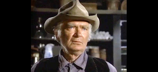 Buddy Ebson as Joshua Cabe, learning about the new homestead law in The Daughters of Joshua Cabe (1972)