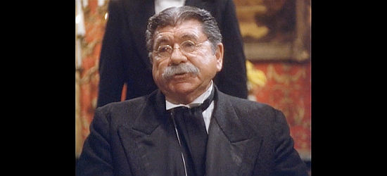 Claude Akins as President Teddy Roosevelt, who briefly joins the high-stakes poker match in The Gambler Returns, Luck of the Draw (1991)