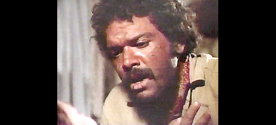 Jose Perez as Sanchez, making a promise to a dying mother in The Godchild (1974)