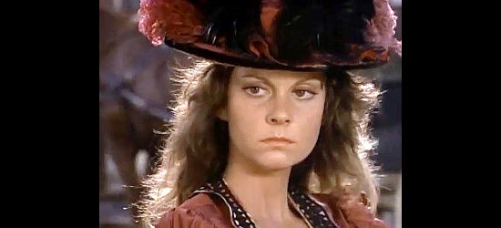 Lesley Ann Warren as Mae, the reformed prostitute among Joshua's daughters in The Daughters of Joshua Cabe (1972)