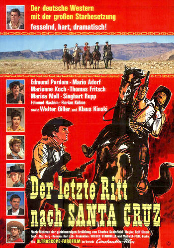 Last Ride to Santa Cruz (1964) poster