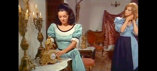 Maria Salerno (Marta Monterrey) as Sarita, Isabel's handmaiden and confidant in Zorro's Latest Adventure (1969)