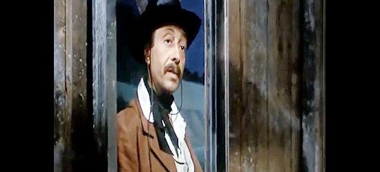 Aroldo Tieri as Ramirez, the saloon owner plotting to get the gold mine in Two Gangsters in the Wild West (1964)