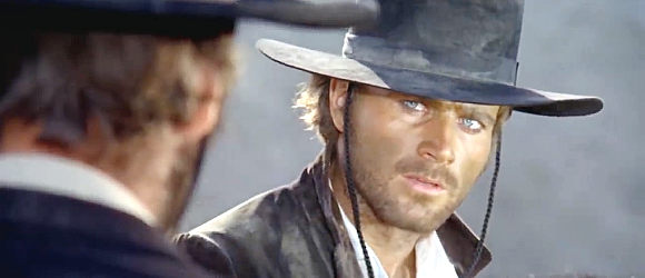 Franco Nero as Don Jose, determined to await his lady love before setting sail in Man, Pride and Vengeance (1967)