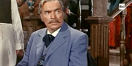 Giuseppe Addobbati (John MacDouglas) as Barton, a rancher who’s turned his fortune around in The Implacable Three (1963)