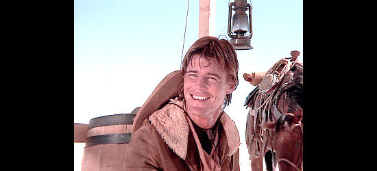 Jan-Michael Vincent as Carbo, the young hothead sensing a chance at victory in Bite the Bullet (1975)