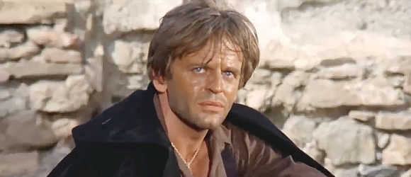 Klaus Kinski as Garcia, Carmen's husband, fresh out of prison in Man, Pride and Vengeance (1967)