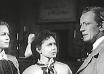 Kristine Miller as Kathryn Bonham, Georgia Lee as Cora Nicklin and William Tallman as Matt Bonham, worrying about young Toby in The Persuader (1957)