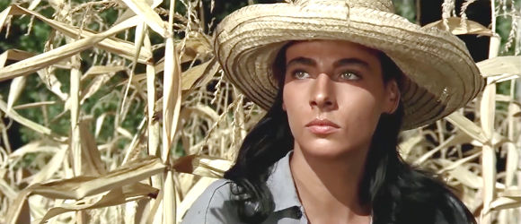 Marilu Tolo as Lupita, sister of Alfonso Lozoya, who's already paid a high price for her affiliation with revolutionaries in Don't Turn the Other Cheek (1971)