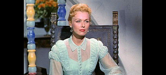 Noreen Nash as Frances Henderson, the woman seeking five medallions in The Lone Ranger and the Lost City of Gold (1958)