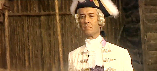 Pastor Serrador as Gen. Marquis de Montcalm, surveying the fort he's taken in Fall of the Mohicans (1965)