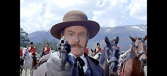 Santiago Rivero as James Sullivan taking aim at his prey in Canadian Wilderness (1965)