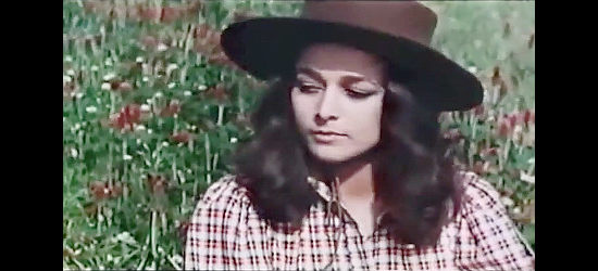 The bartender's daughter who Rico falls for in Once Upon a Time in the Wild, Wild West (1973). Does anyone know who plays this part?