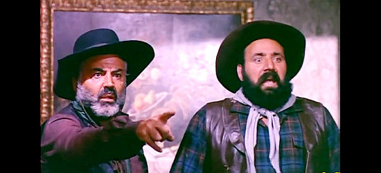 The two henchmen working for Mayor Ortes in Heroes of the West (1964). Does anyone know who plays these parts?