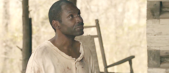 Calvin L. Franklin as Sandy, the black man fearful for the fate of the youths he raised in Blood Country (2017)