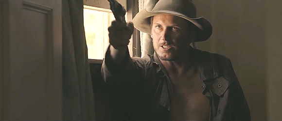 Chris Bosarge as Joe Loftin, wounded, cornered and desperate in Blood Country (2017)