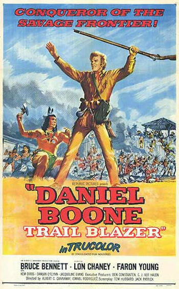Daniel Boone Trail Blazer (1956) poster