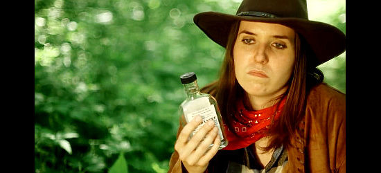 Erin R. Ryan as Calamity Jane, about to begin her quest in Calamity Jane's Revenge (2015)