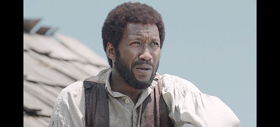 Mahershala Ali  as Moses, spotting a change on the horizon in Free State of Jones (2016)