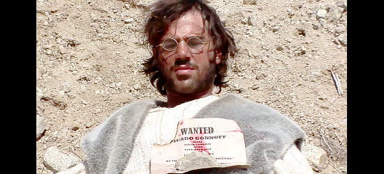 Jared Michaels as Picaro Gonnof with the poster than prompted Mullins to train him in Meaner Than Hell (2009)