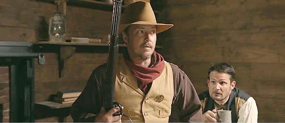 Jeremy London as Webb, the sheriff's deputy and a man who's always armed in Blood Country (2017)