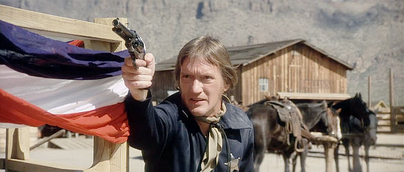Luke Askew as Krag, the most loyal of Howard Nightingale's posse members in Posse (1975)