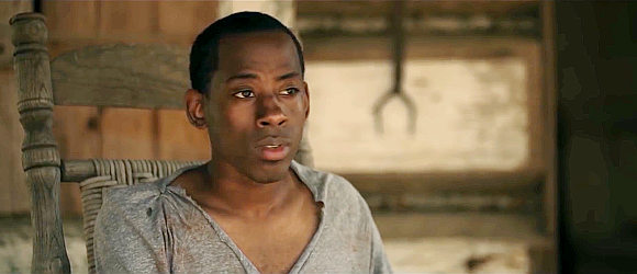 Markeith Coleman as Ambrose, one of the black youths threatened by both sides in Blood Country (2017)