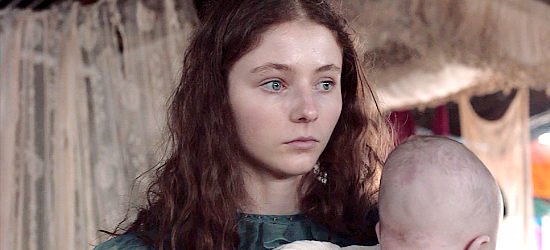 Thomasine McKenzie as Mary, the whore Ned Kelly falls in love with in True History of the Kelly Gang (2019)
