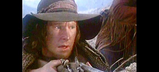 Dennis Waterman as Lowrie, left behind with Bass and watching for Indians in Man in the Wilderness (1971)