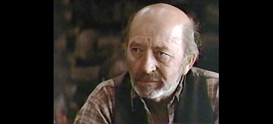 Frank Cady as Pa Allan, Zandy's cruel, hard-working dad in Zandy's Bride (1974)