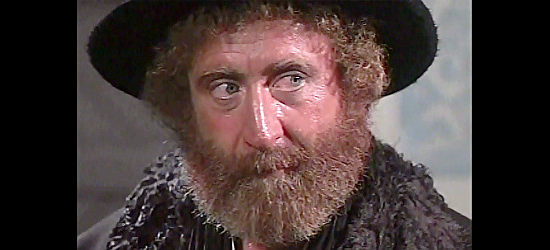 Gene Wilder as Avram Belinski, a new rabbi about to embark on a dangerous trip in The Frisco Kid (1979)