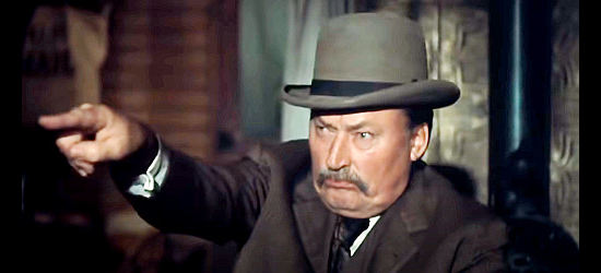 Herbert Nelson as the chief detective in pursuit of the James-Younger gang in The Great Northfield Minnesota Raid (1972)