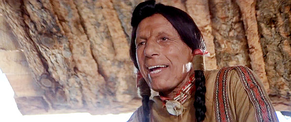 Iron Eyes Cody as Standing Bear, John Colter's Indian friend in Grayeagle (1977)