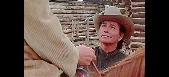 Jay Silverheels as John Crow, longtime assistant on the Santee ranch in Santee (1973)