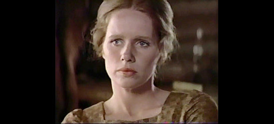 Liv Ullmann as Hannah, wondering if there's a future as Mrs. Zandy Allan in Zandy's Bride (1974)