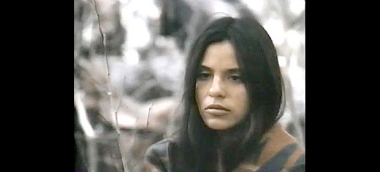 Maria Yolanda Aguayo (Xochiti) as Little Sparrow in Cry for Me Billy (1972)