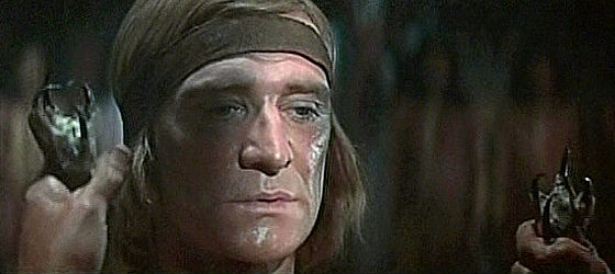 Richard Harris as John Morgan, about to undergo the Sun Vow ceremony in A Man Called Horse (1970)