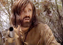 Richard Harris as Zachary Bass, searching for a wounded deer in Man in the Wilderness (1971)