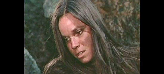 Barbara Hershey as Susan Burgade, victimized because of her father's past in The Last Hard Men (1976)