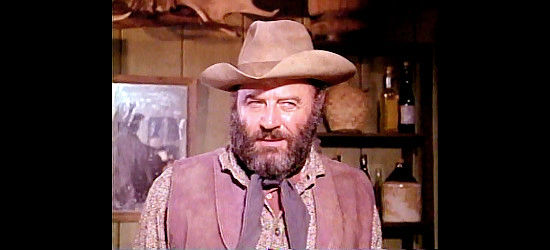 Brad Dexter as Jack, the man who calls Jocko's fast-gun bluff in Jory (1973)