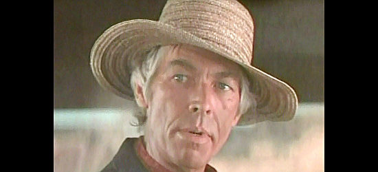 James Coburn as Zach Provo, meets an old enemy's daughter in The Last Hard Men (1976)