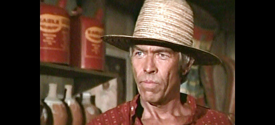 James Coburn as Zach Provo, promising his men a stake and move if they help him even an old score in The Last Hard Men (1976)