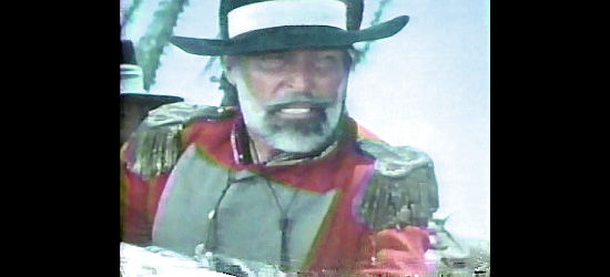 John Russell as Capt. Solis, finding himself pinned down by Pima warriors in Mission to Glory (1977)