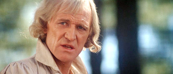 Richard Harris as John Morgan confronts Tom Gryce in The Return of a Man Called Horse (1976)