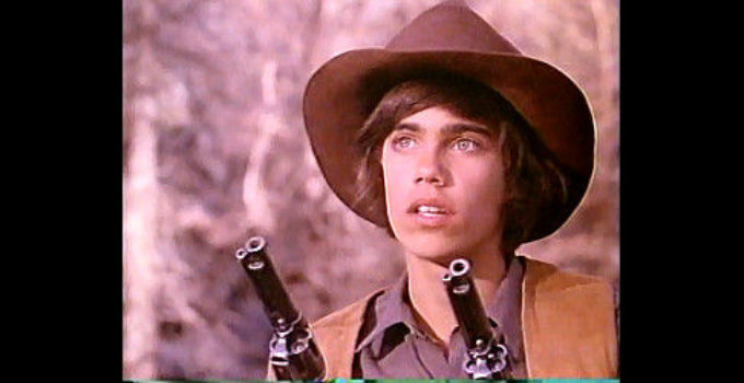 Robby Benson as Jory Walden, ready for trouble and spotting a girl bathing in Jory (1973)
