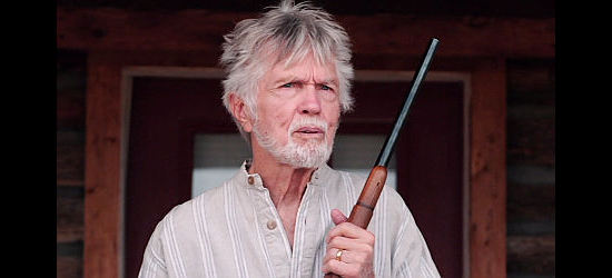 Tom Skerritt as Dex McMasters, Britt's father and Chad's grandfather in Catch the Bullet (2021)