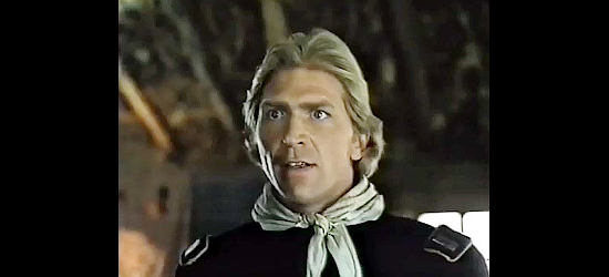Vaughn Armstrong as Capt. Vernon Cummings, hoping to keep the peace in Triumphs of a Man Called Horse (1983)