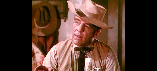 Desmond Dhooge as Sheriff Oakes, a lawman on the trail of two men who robbed a church in Fairplay (1971)