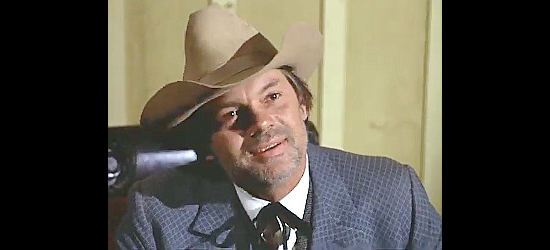 Gary Lockwood as Walter Lucas, an old friend who agrees to help with the cattle drive in The Quest -- The Longest Drive (1976)